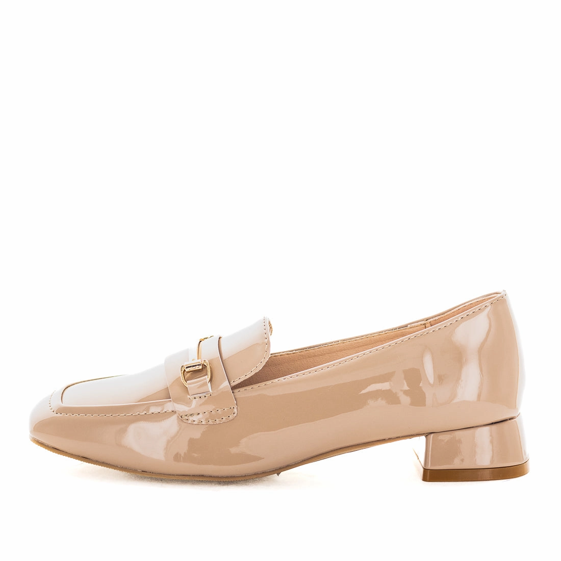 New Republic Loafers Wilde Serra Women's Slip Ons - Nude Patent