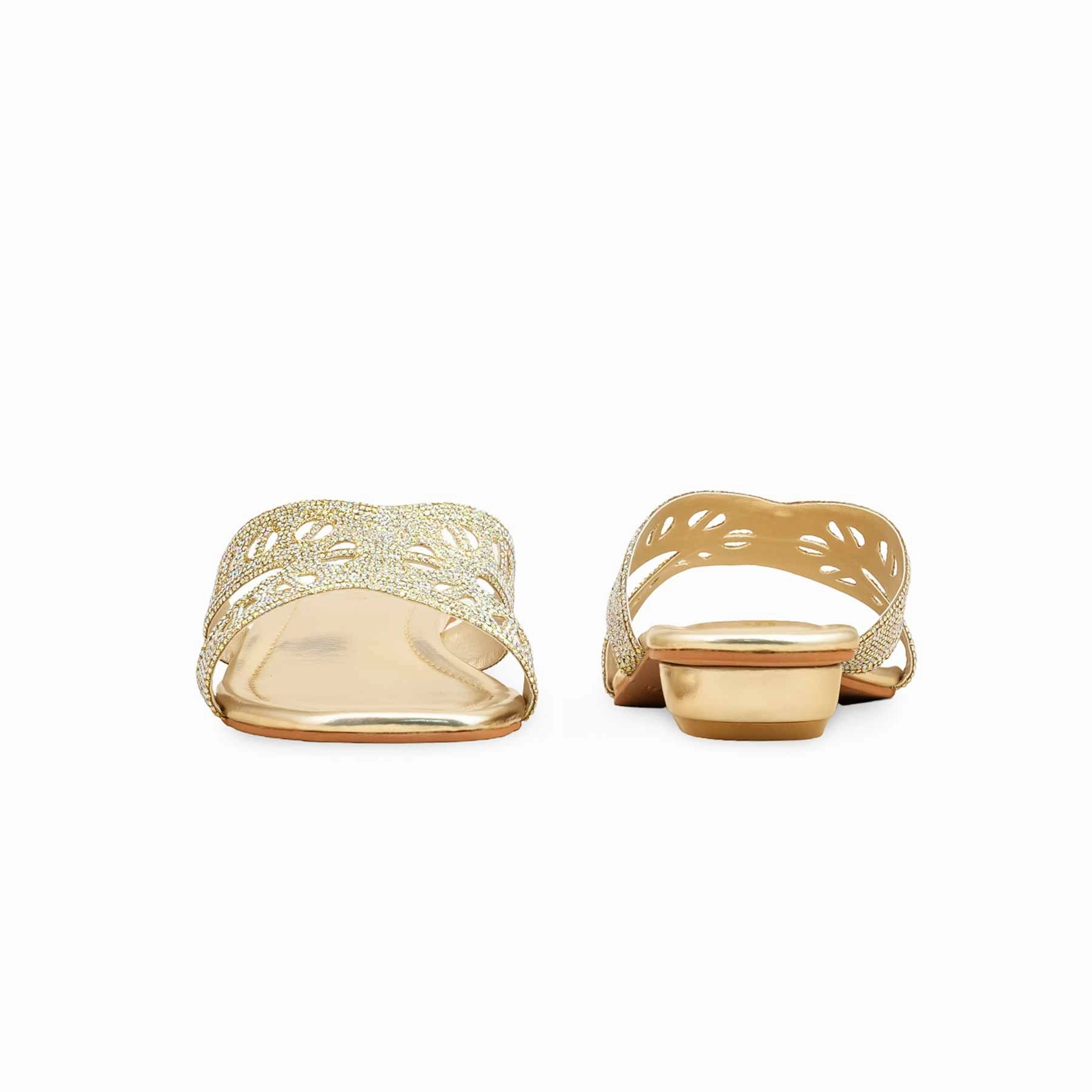 Patterns For Knitted Slippers Golden Fancy Slipper For Ladies FN8008