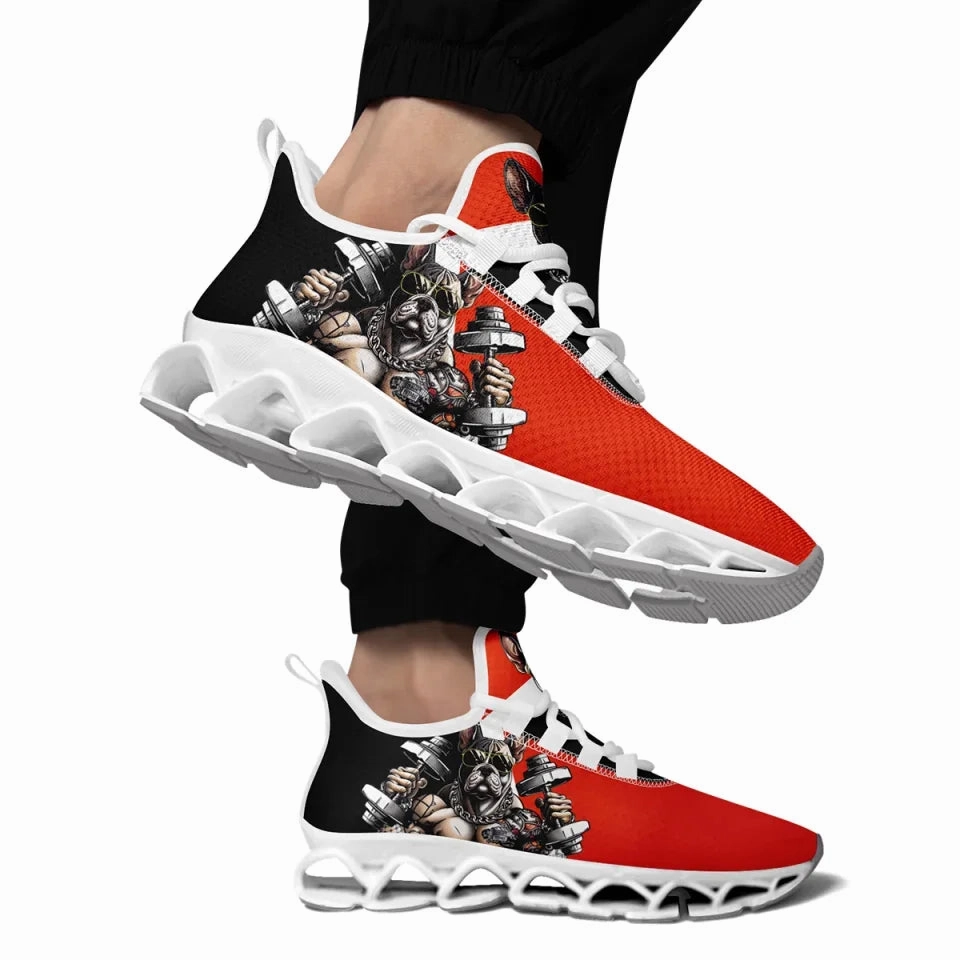 Sneakers For Braces Unique Gift,Personalized Gothic Cloud Sneakers, Custom Skull Shoes, Breathable and Comfortable Shoes