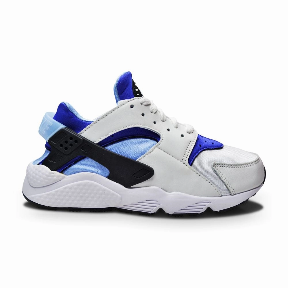 Trail Running Shoes For Hiking Womens Nike Air Huarache - DH4439 100 - White Lapis Aluminum Black