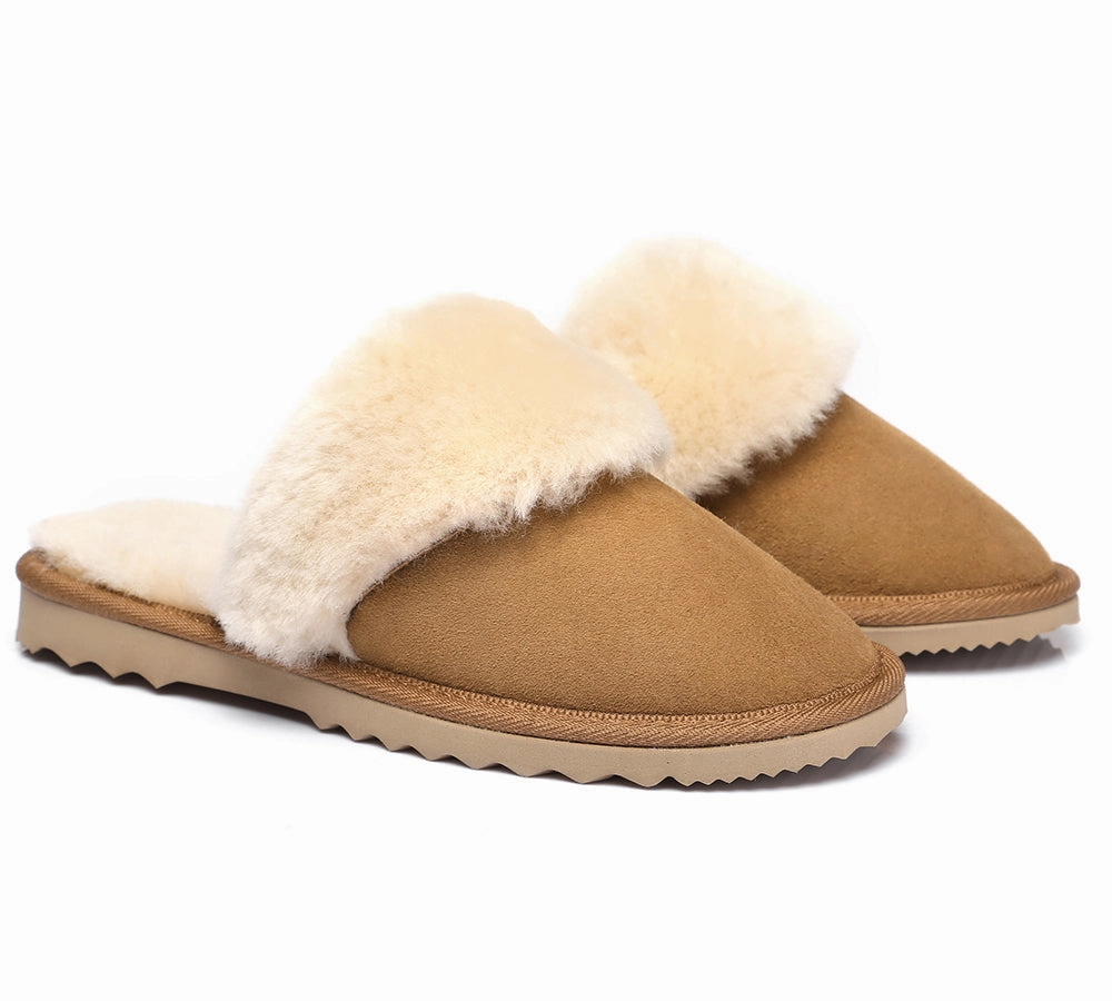 Urban UGG UGG Slippers Australian Made Sheepskin Wool Collar Scuff Rams Slippers