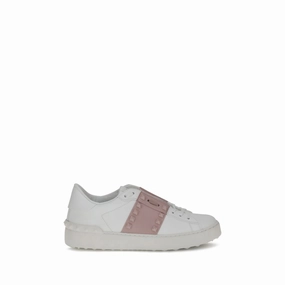 Jp Sneakers Valentino Garavani White Calf Leather Bos Taurus Low Top Sneakers