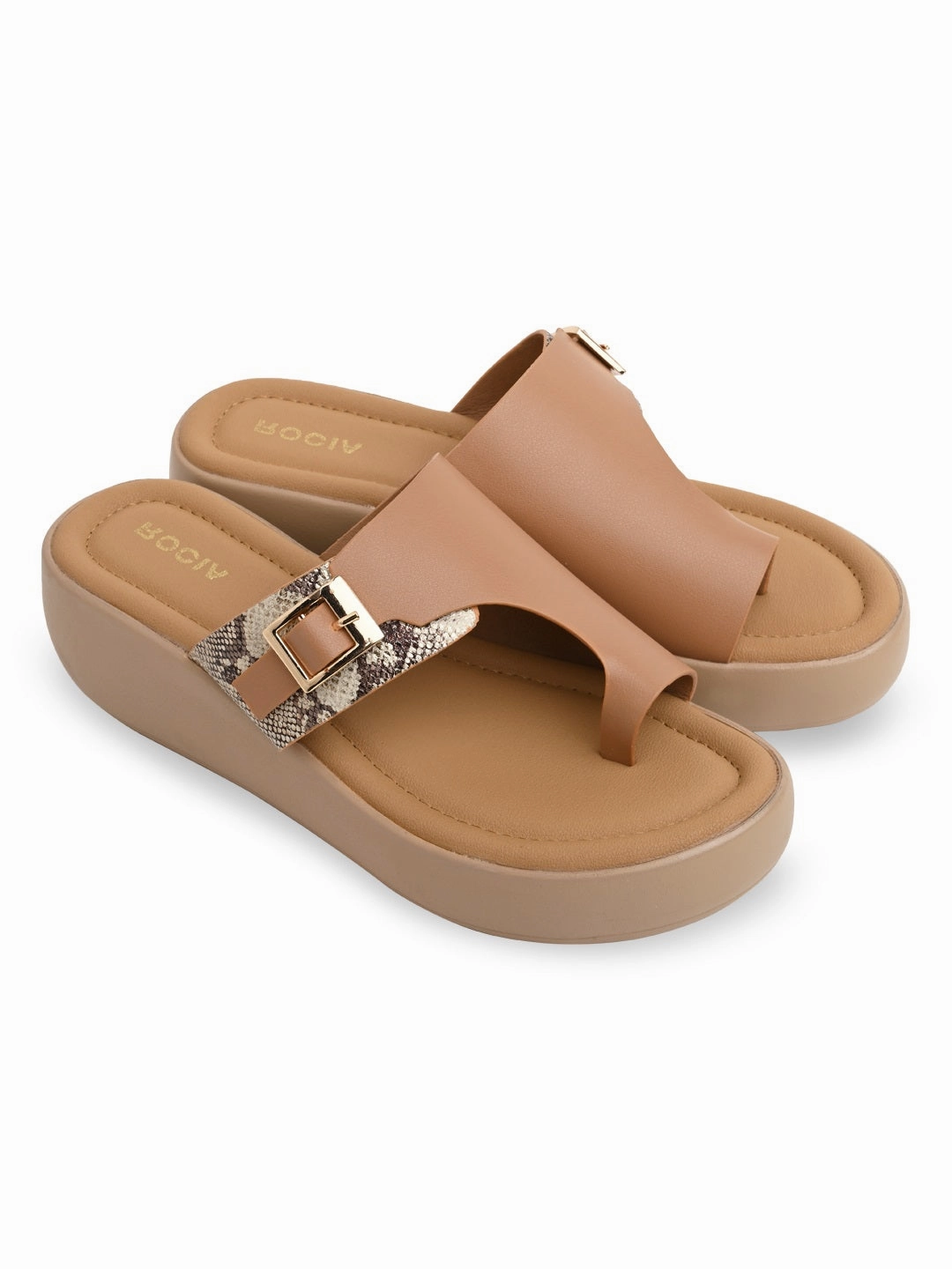 Originals Campus Oos Casual Shoes Rocia By Regal Beige Women One Toe Casual Platforms