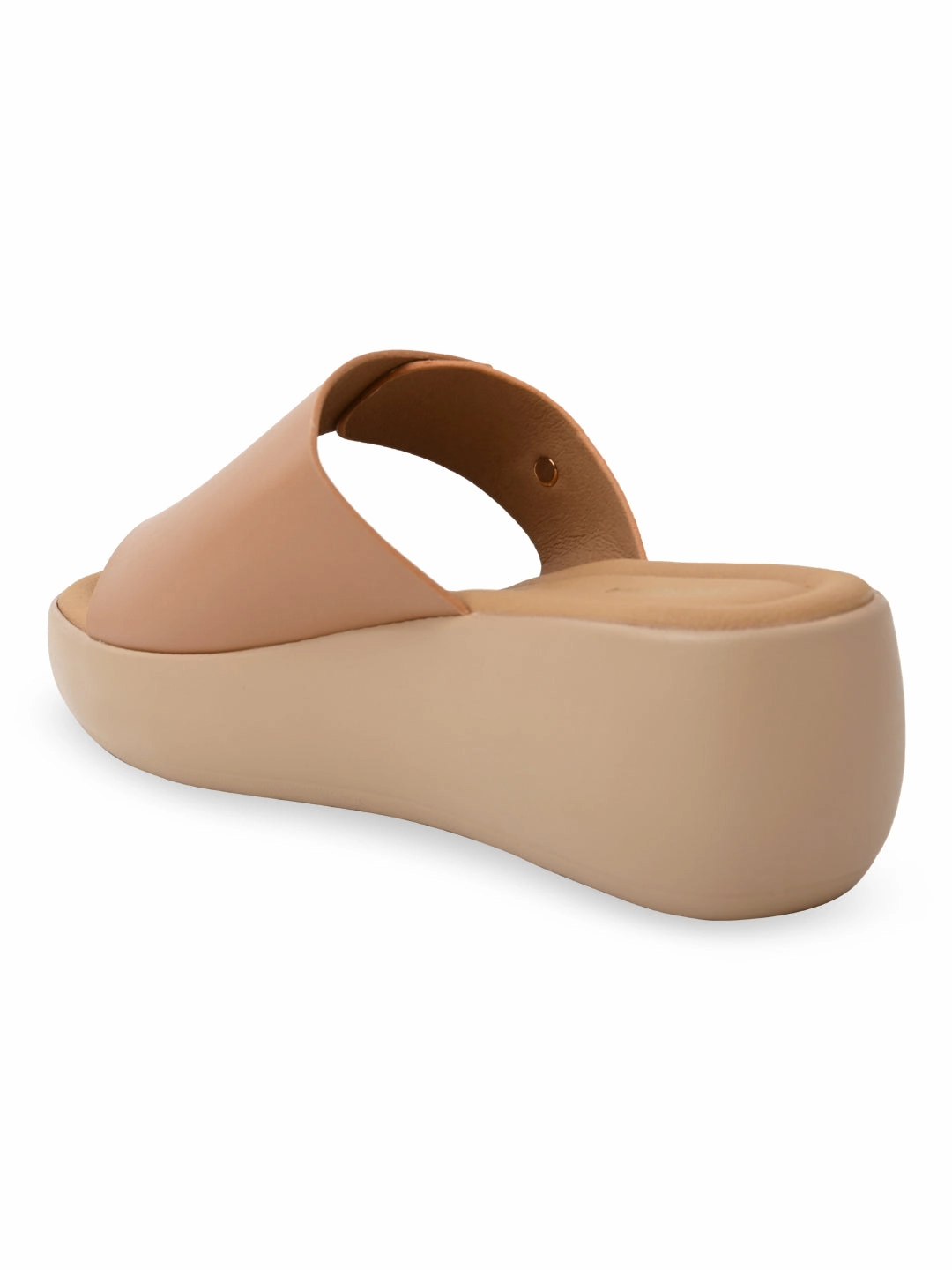 Rocia By Regal Beige Women One Toe Casual Platforms Casual Shoes Wide Fit