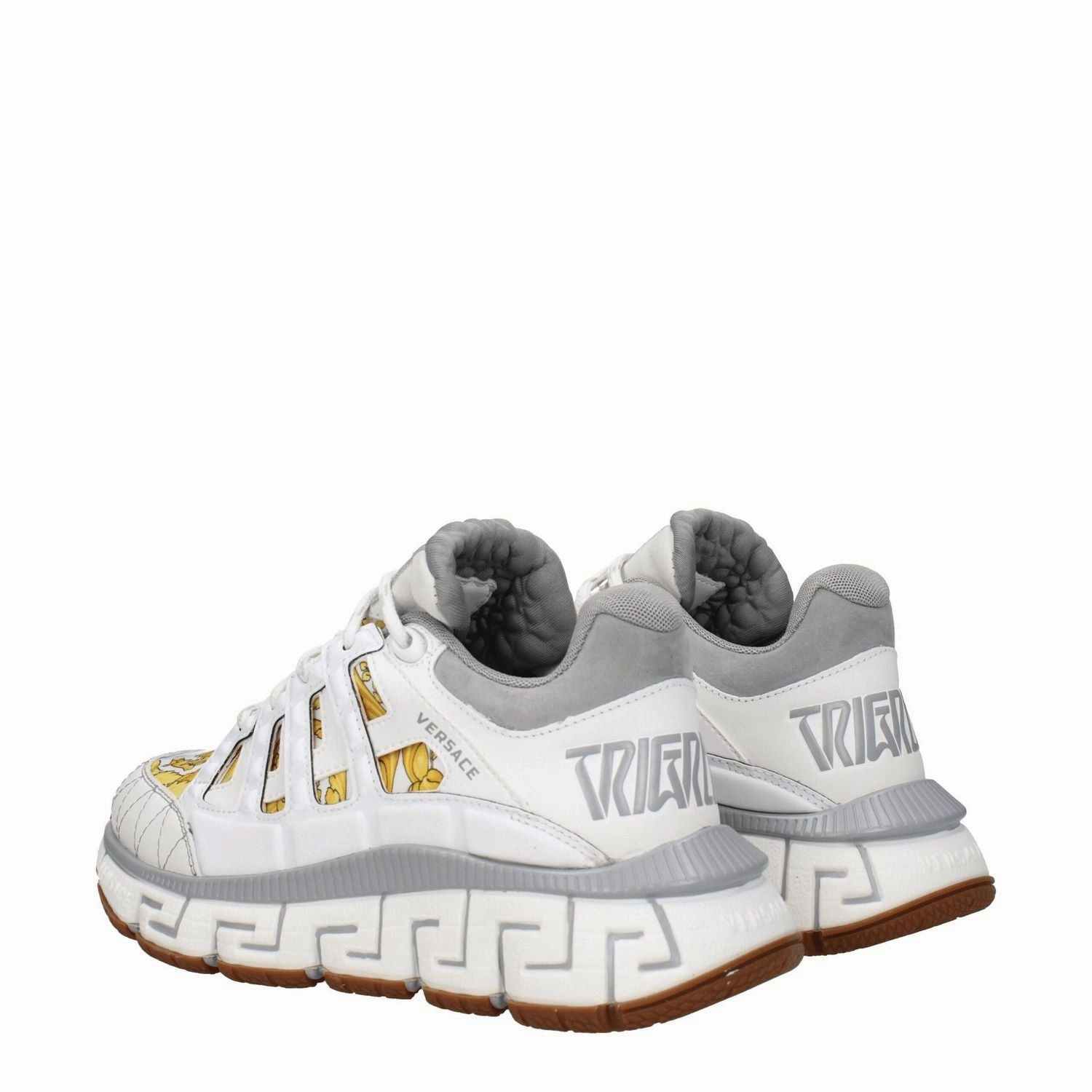 Sneakers For Hiking Versace White Fabric Athletic Sneakers
