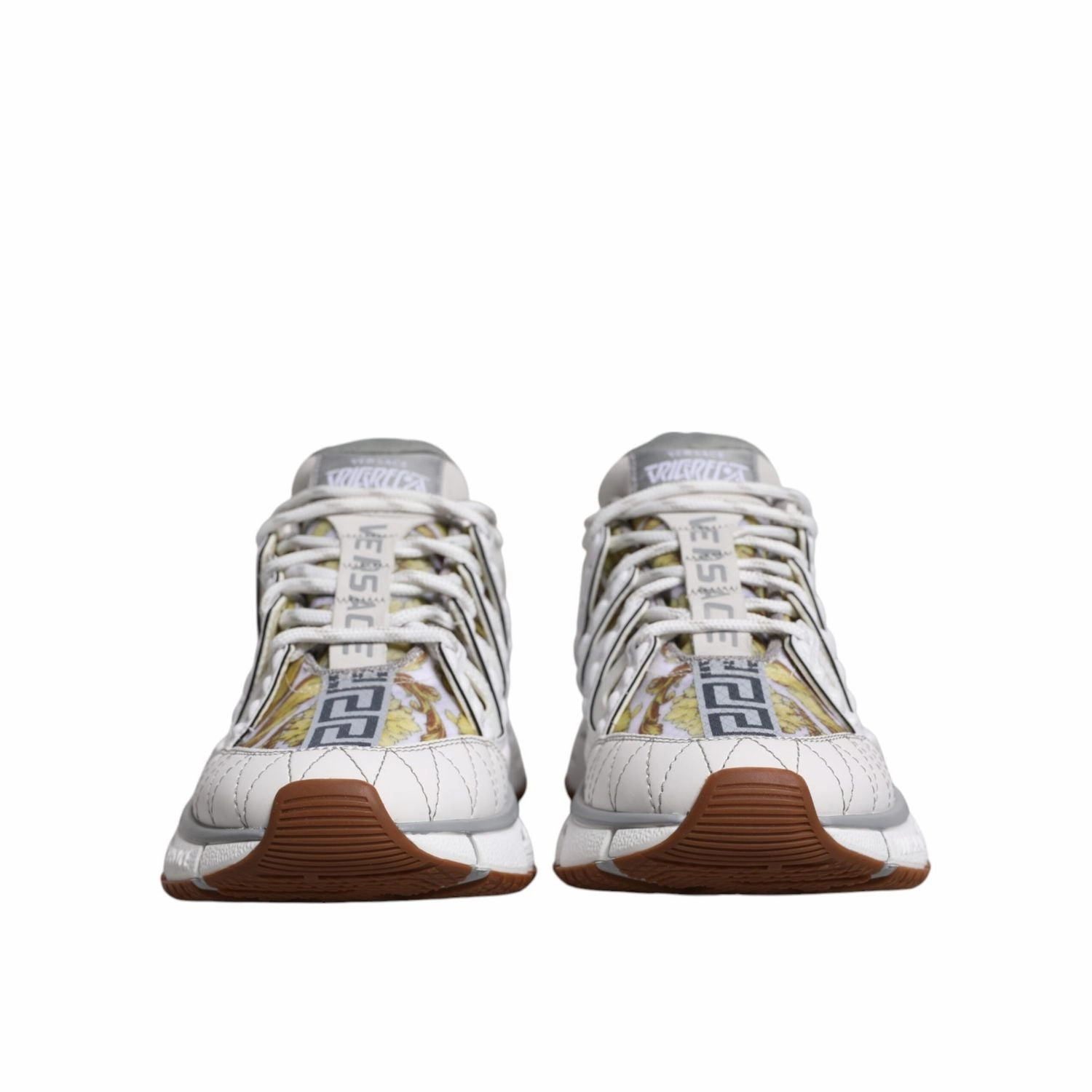Versace White Trigreca Barocco Print Low Top Sneakers Shoes Dr. Scholls Time Off Sneakers
