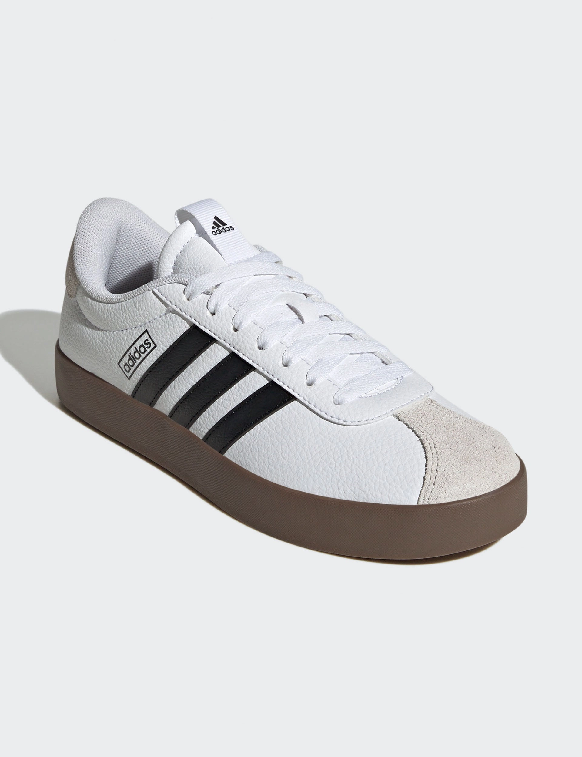 Turf Adidas Shoes VL Court 3.0 Shoes - Cloud White/Core Black/Grey One