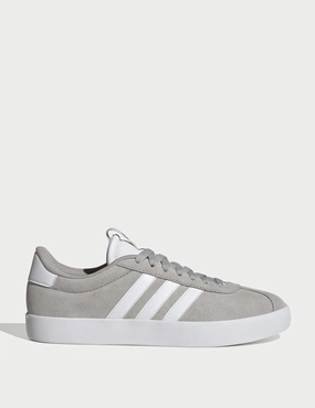 VL Court 3.0 Shoes - Grey Two/Cloud White/Silver Metallic Adidas Forum Low Classic Shoes