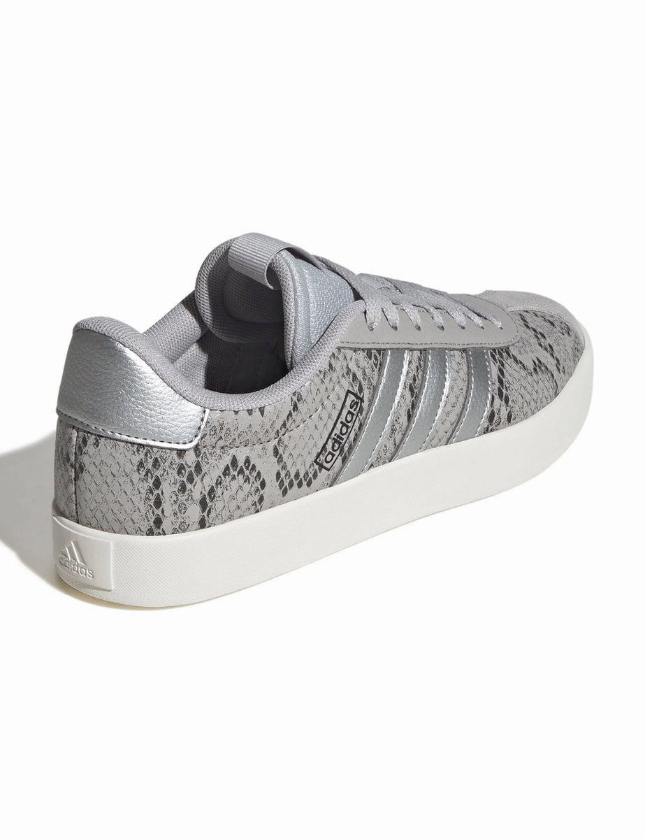 VL Court 3.0 Shoes - Grey Two/Silver Metallic/Off White Adidas Adizero Throws Shoes