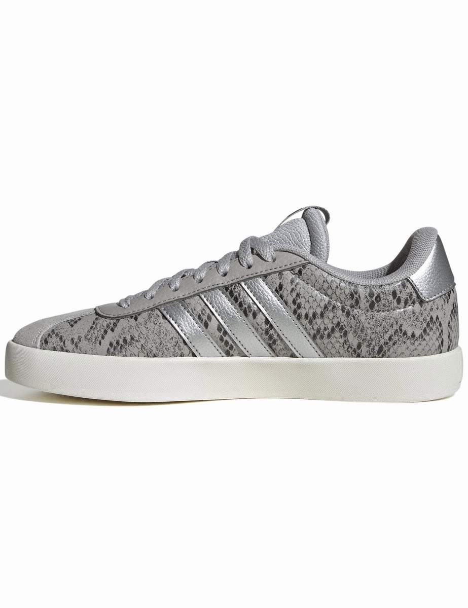 Spider Man Adidas Shoes VL Court 3.0 Shoes - Grey Two/Silver Metallic/Off White