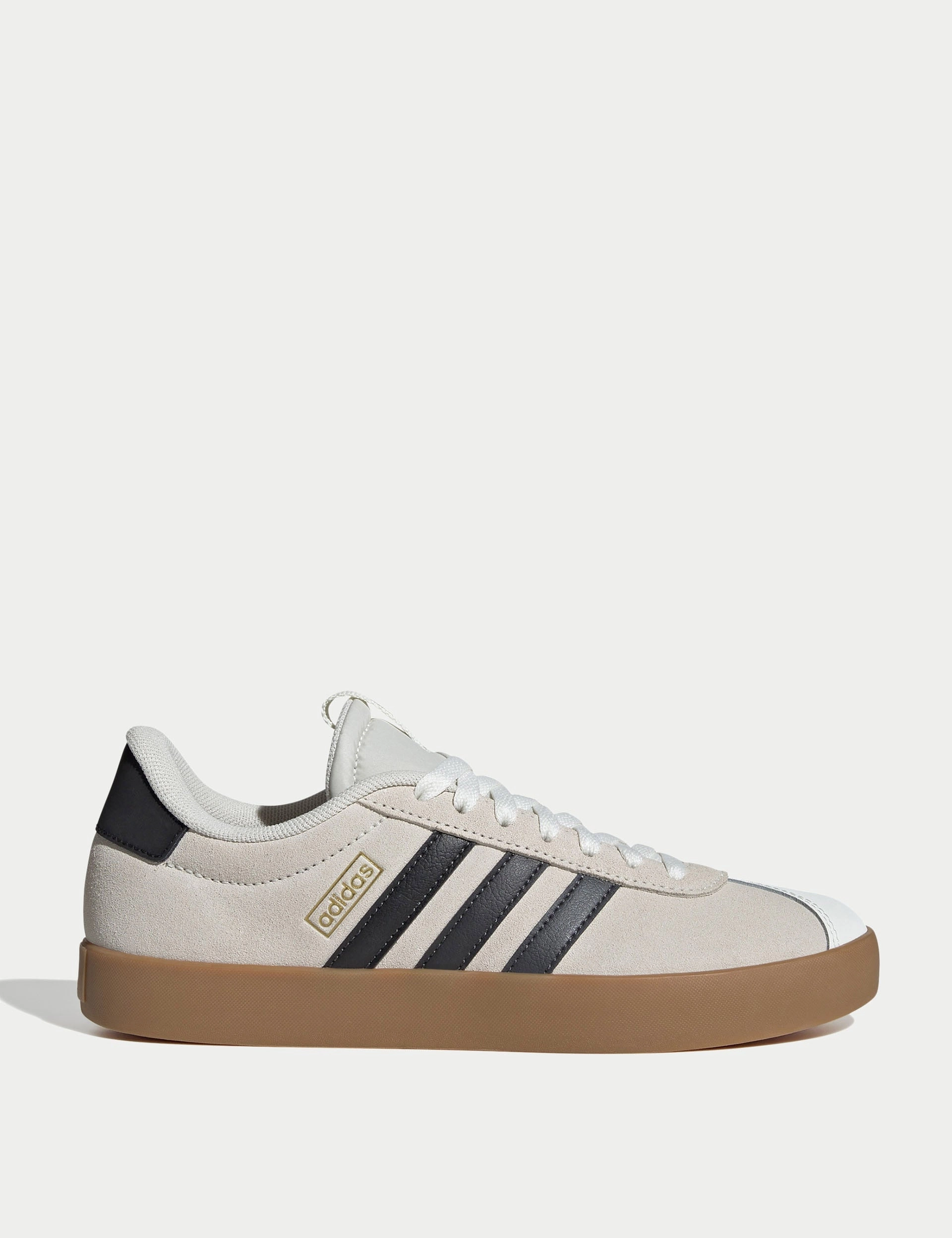 VL Court 3.0 Shoes - Off White/Grey Six/Gold Metallic Adidas Shoe Inserts
