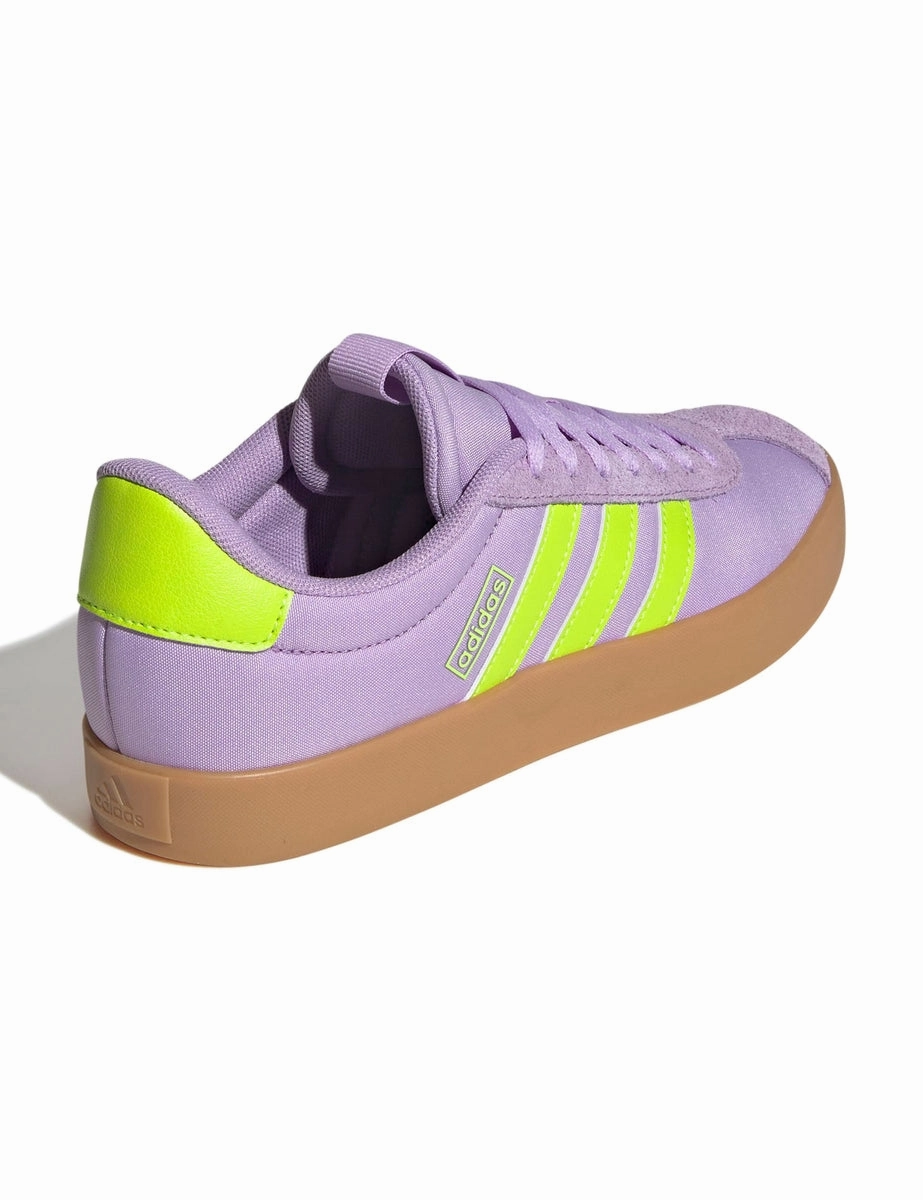 Adidas Olympics Shoes VL Court 3.0 Shoes - Powder Plum/Solar Slime/Lucid Lemon