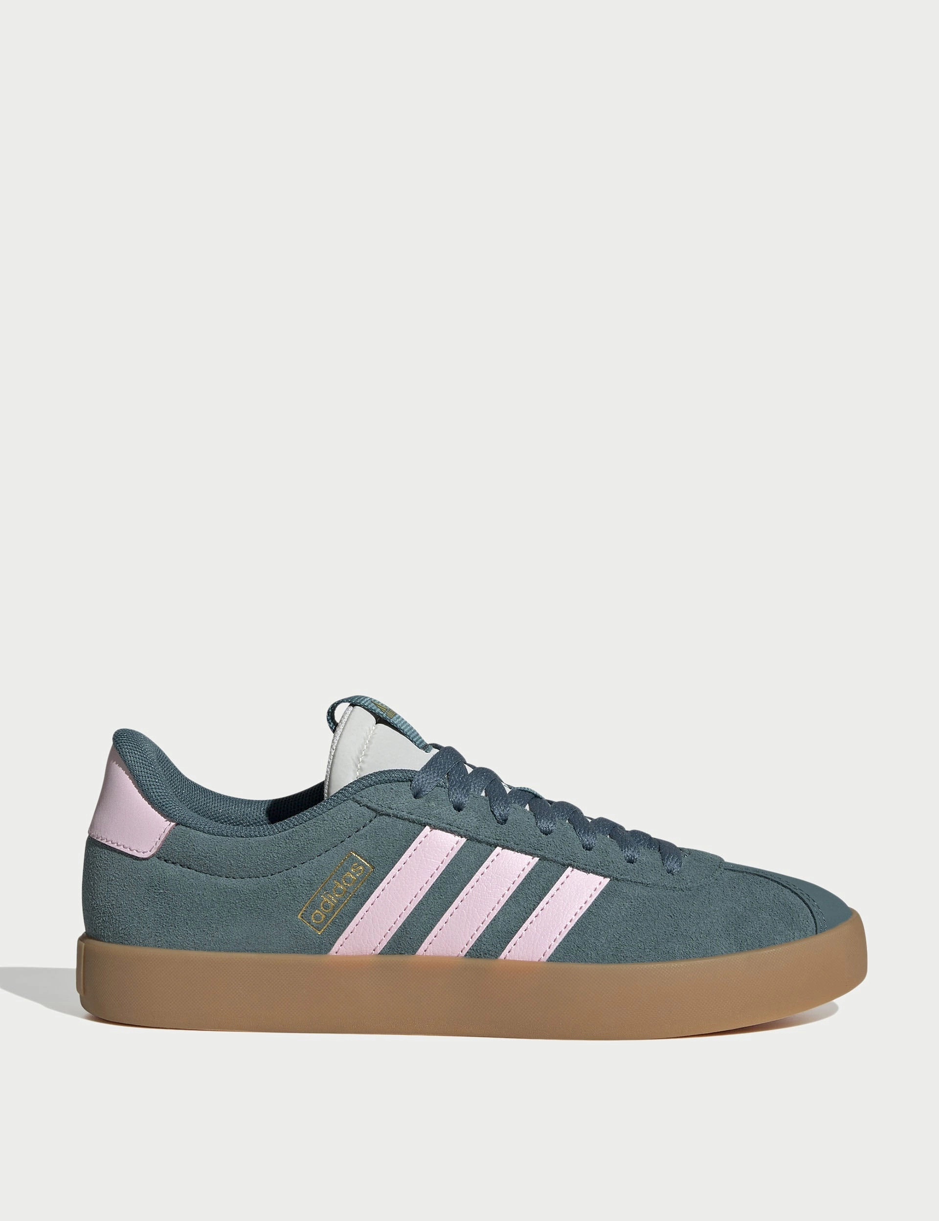 VL Court 3.0 Shoes - Preloved Teal/Clear Pink/Gold Metallic Adidas New 2024