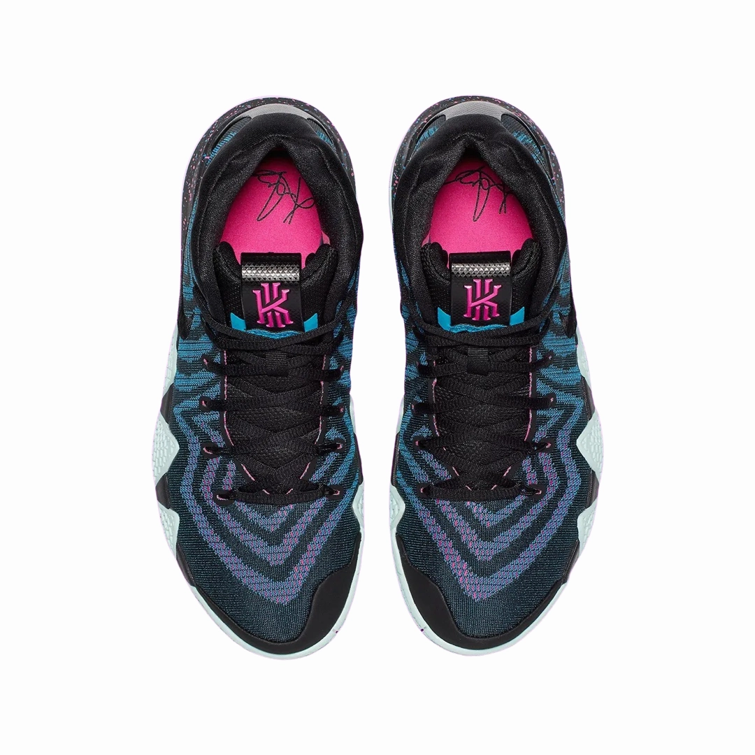 Nike Kyrie 4 80s Decade Pack Black Black Laser Fuchsia New Asics Tennis Shoes