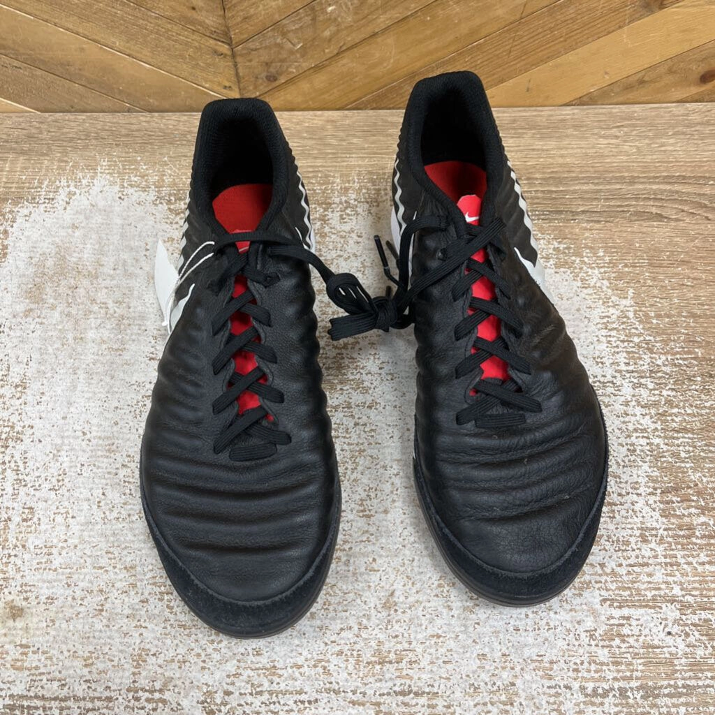 Nike - Tiempo Legend 7 Academy IC Shoes - MSRP $105: Black/White-unisex-M8.5 Asics Tennis Shoes 6 Month Warranty