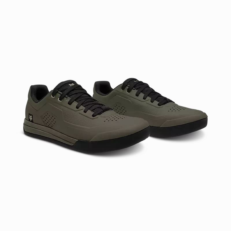 Flat Wide Width Shoes Fox Racing Union Flat Pedal MTB Shoe - Olive Green