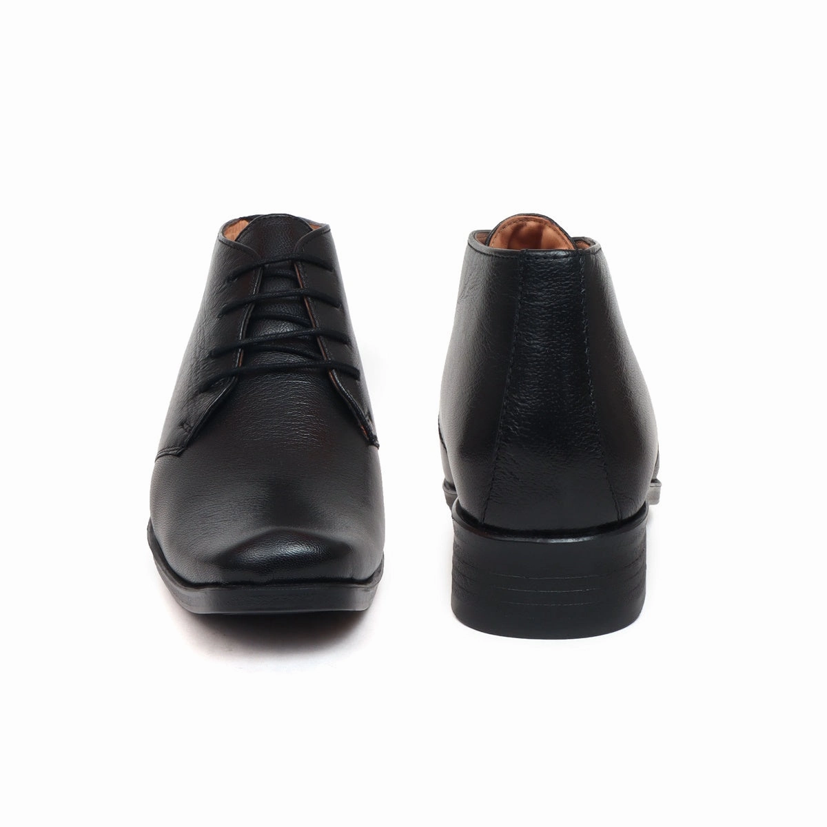 Original Campus 00s Casual Shoe Black Leather Lace up Ankle Boots for Men G  71