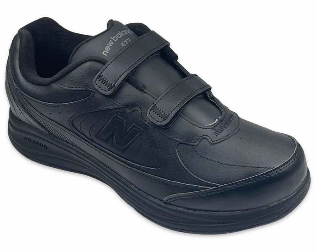 Running Shoes Wave Rider New Balance MW577VK 4E Men's Velcro Walking Shoes In Black