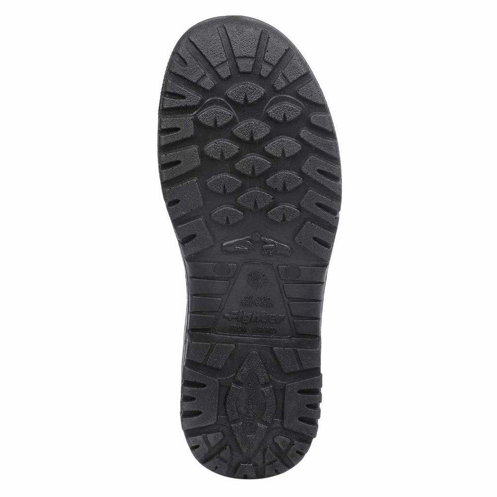 Warrior Black Steel Toe Industrial Safety Shoes for Men FIGHTER MEN By Liberty Canvas Flats Shoes