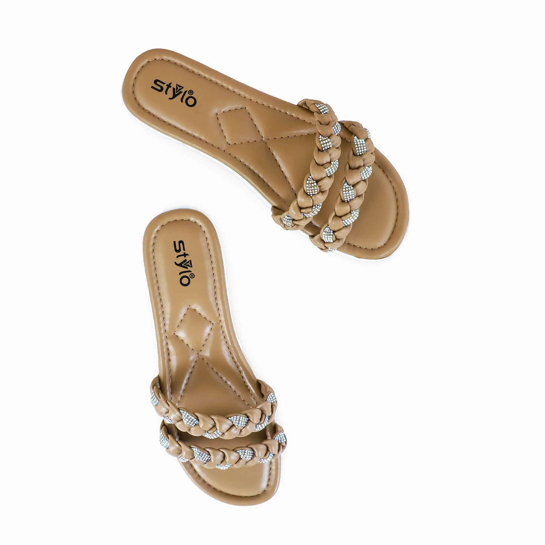 Brown Formal Slipper PU0484 Golf Slippers