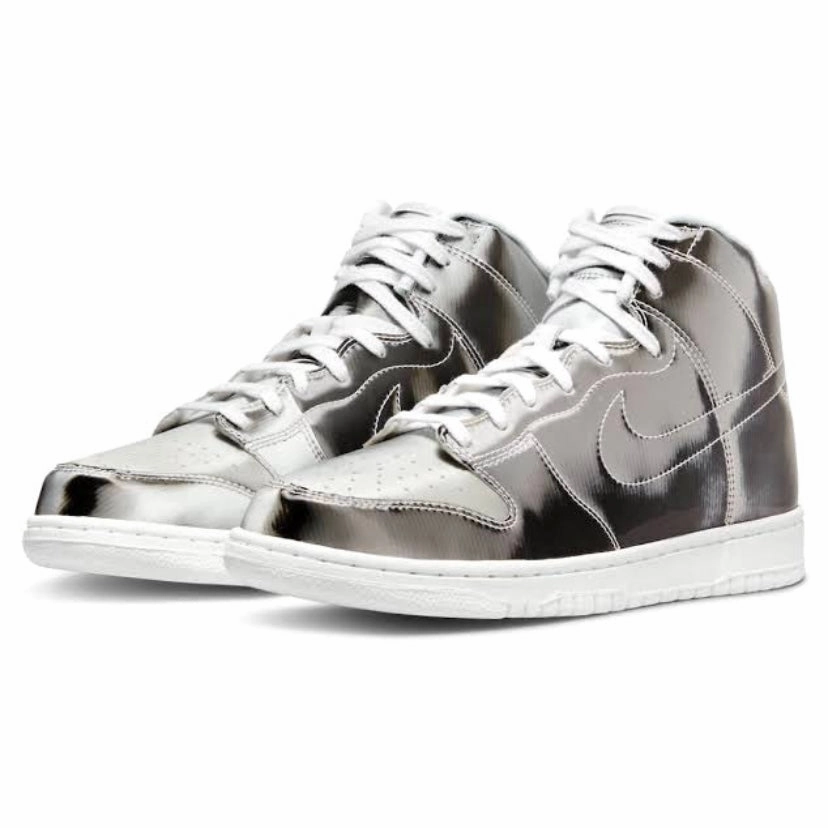 Nike Dunk High CLOT Flux  Metallic Silver White Best Asics Running Shoes High Arches