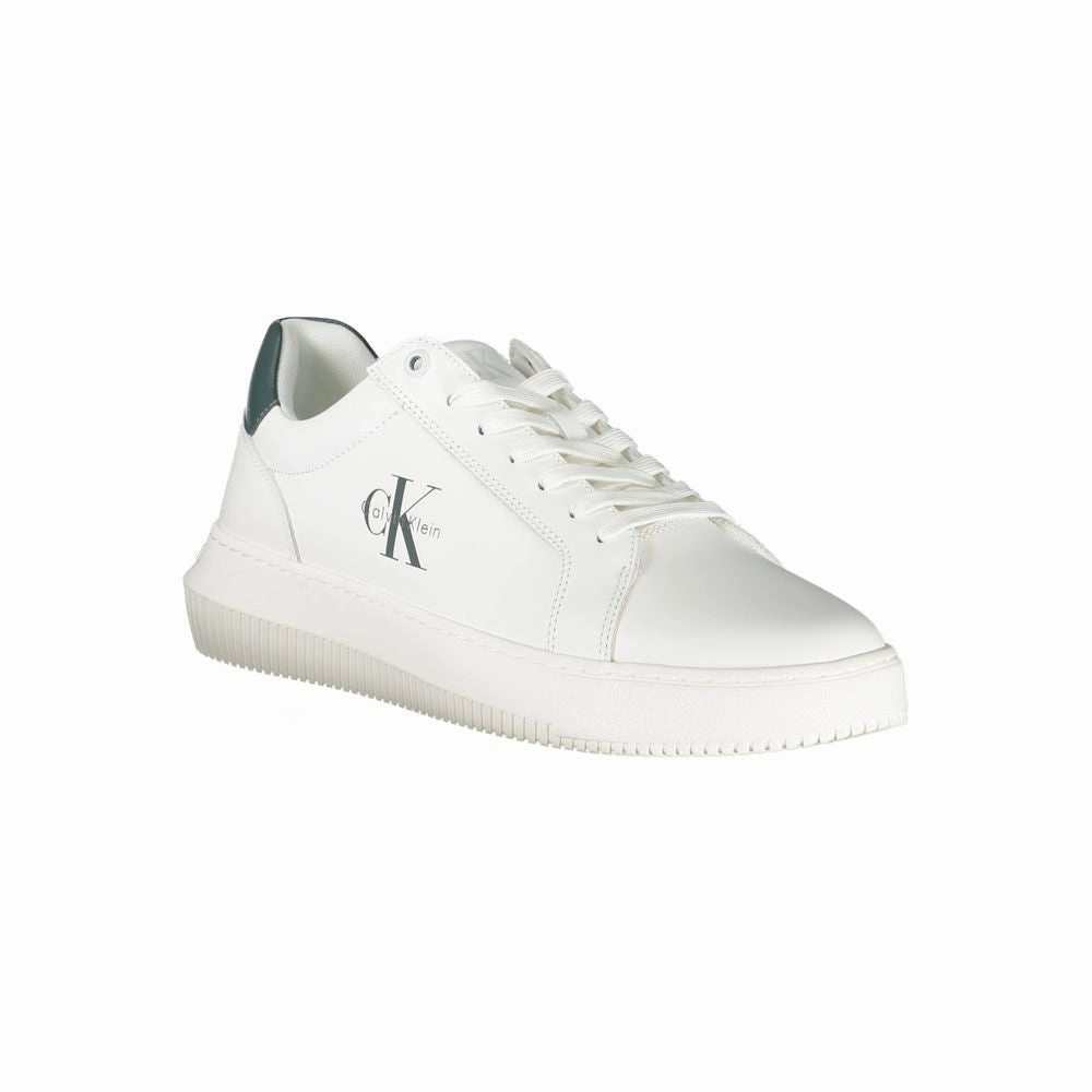 Calvin Klein White Leather Men Sneaker Valentine's Day Sneakers
