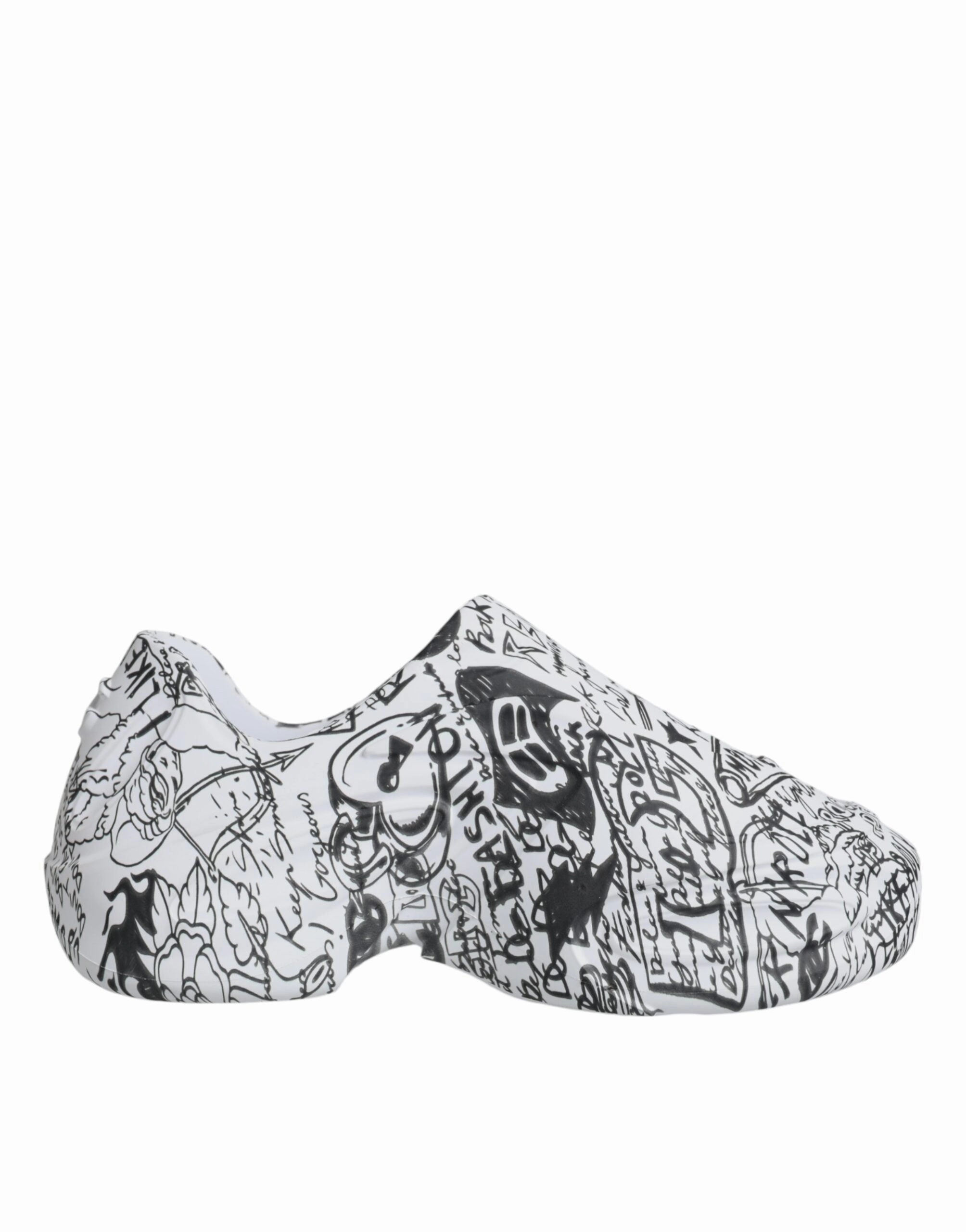White Black Graffiti Daymaster Sneakers Shoes October Sneakers