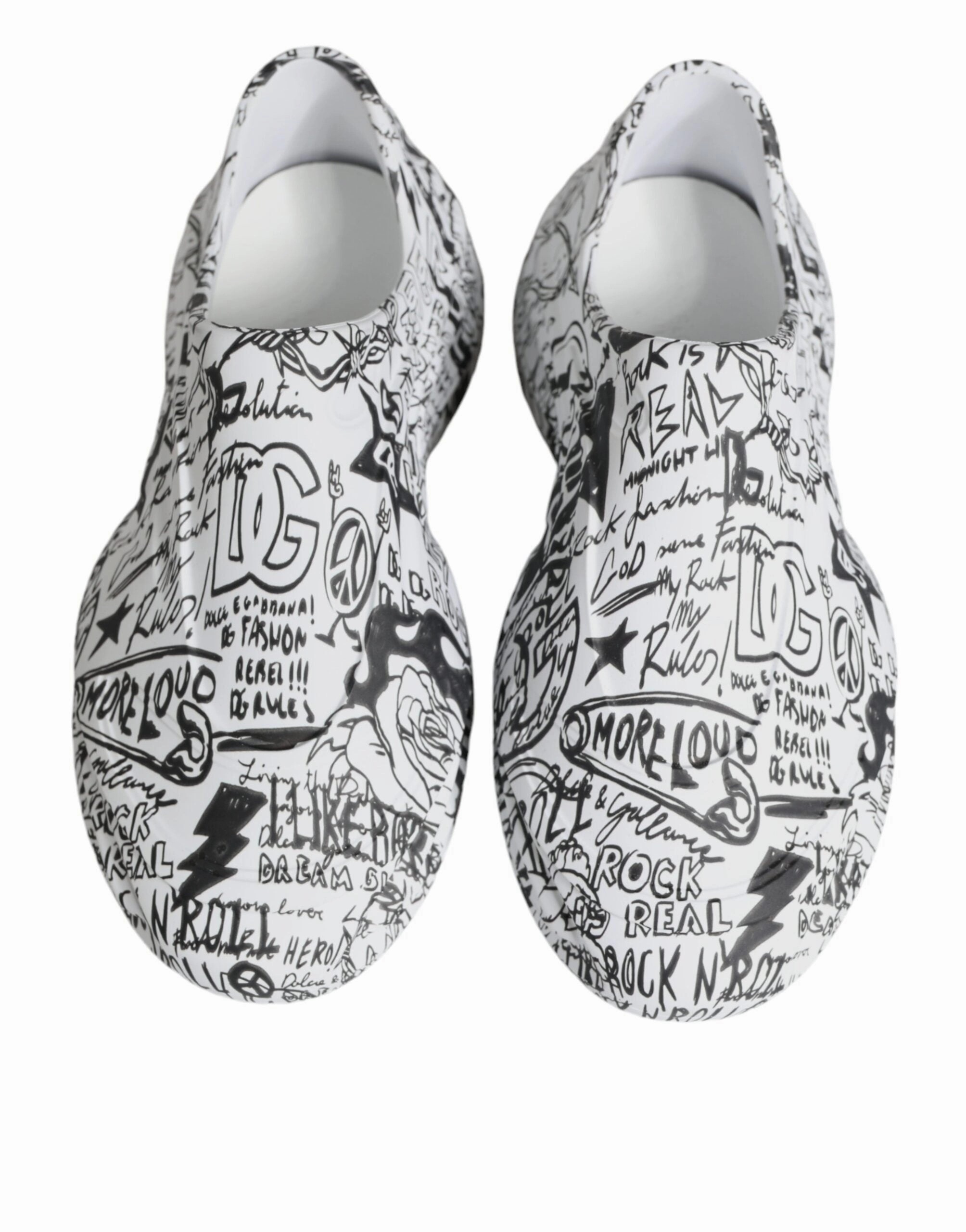 Dr Scholl's Time Off Sneakers White Black Graffiti Daymaster Sneakers Shoes