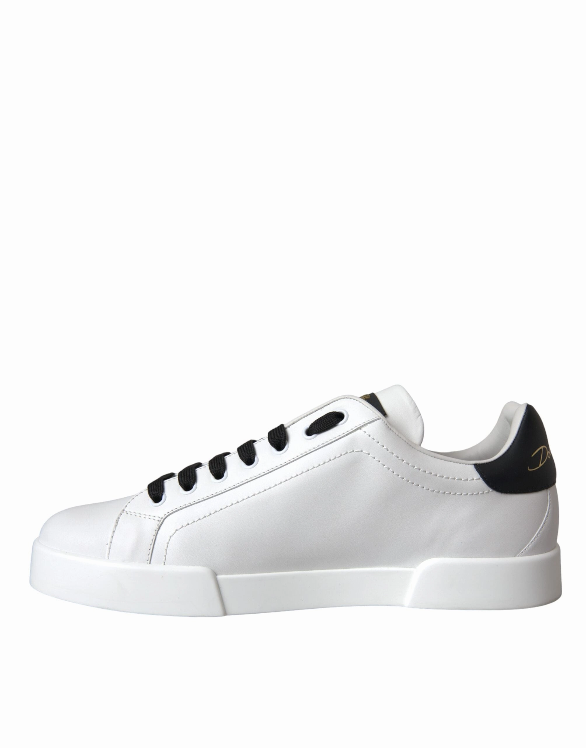 Shoes Outfit Casual White Leather DG Logo Casual Low Top Sneakers Shoes