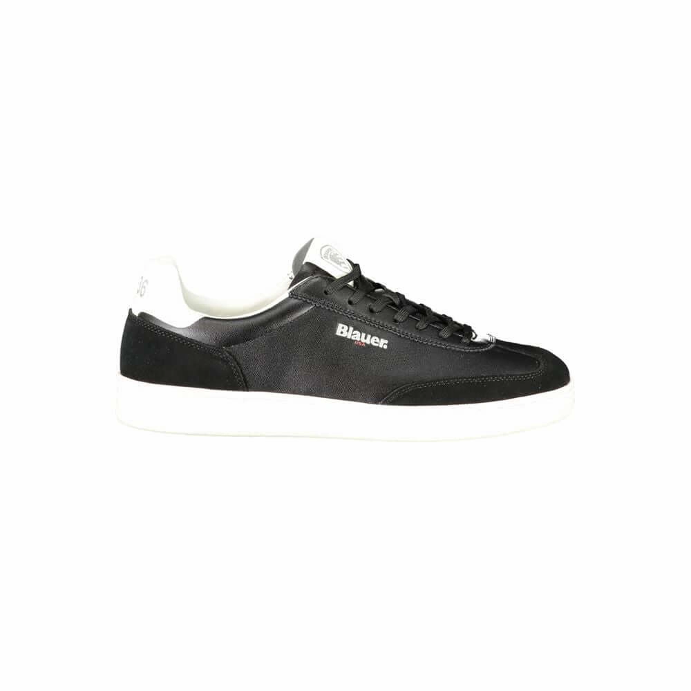 Blauer Black Leather Men Sneaker Women Chunky Sneakers