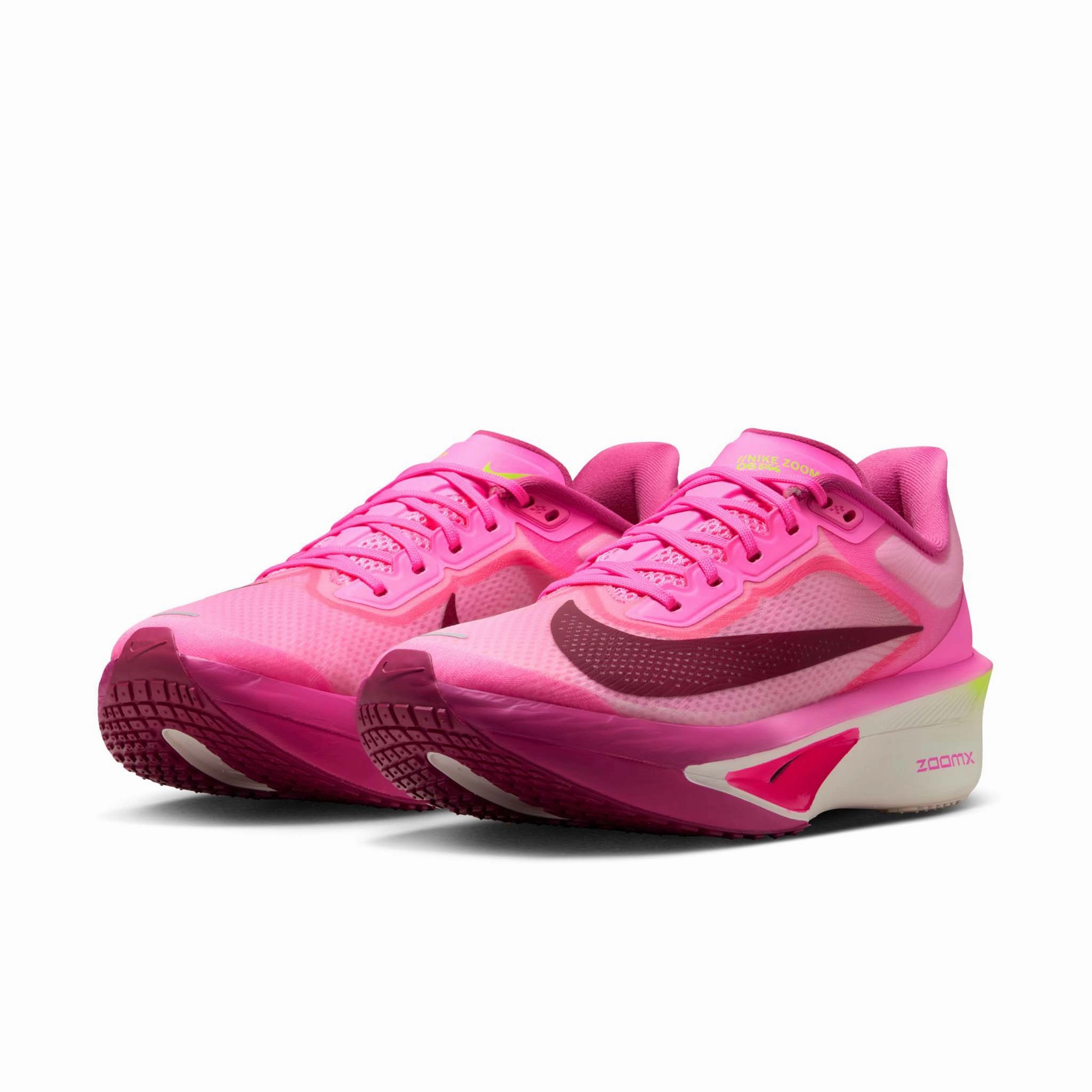 Nike | Women's Zoom Fly 6 Road Running Shoes - Pink Spell/Bordeaux-Crimson Tint Asics Shoes Platform