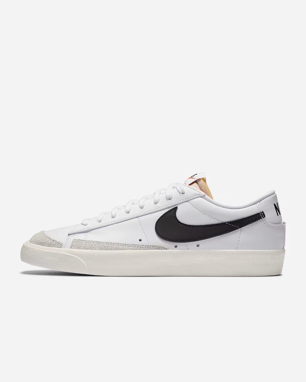 Nike Blazer Low '77 Vintage DA6364-101 Sneaker Men White Leather Lifestyle Shoes Asics Flower Shoes