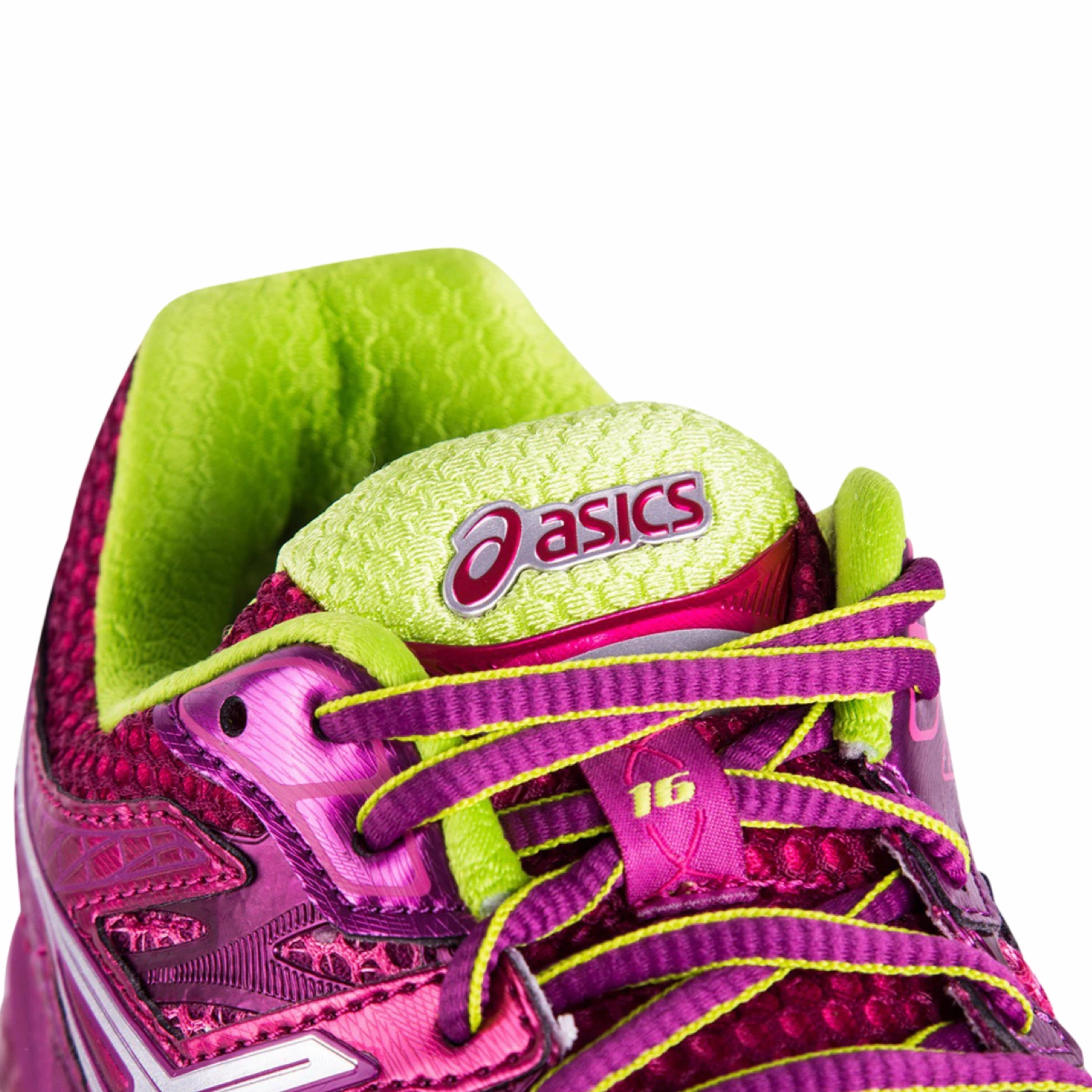 Asics Volleyball Shoes Usa Women's Asics Gel Nimbus 16 Raspberry Lighting Lime