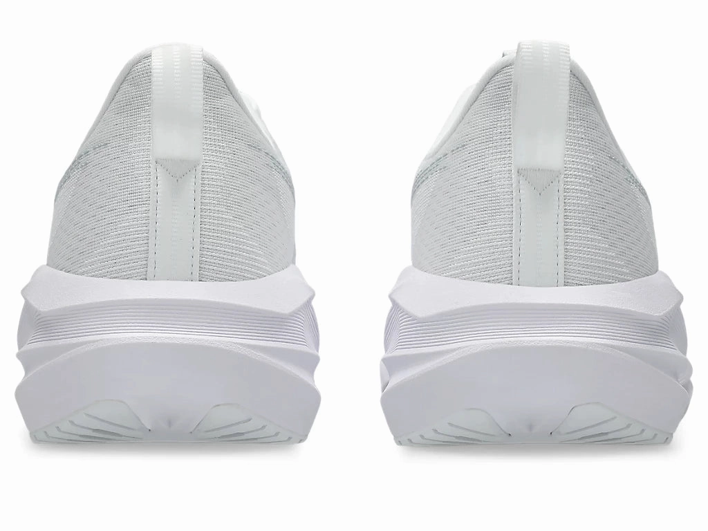 Women's Asics Novablast 5 - White/Piedmont Grey Asics No Tie Shoes