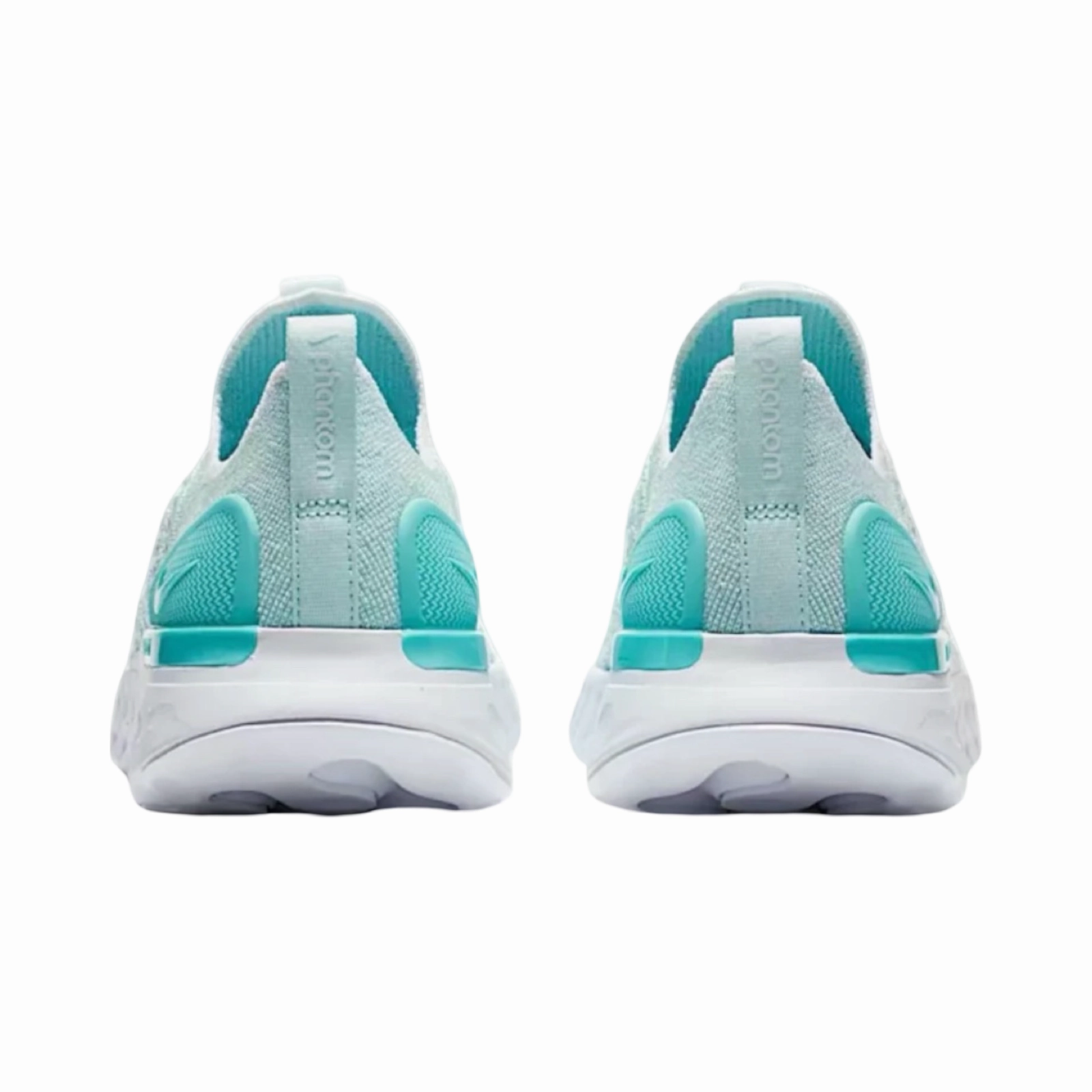 Women's Nike React Phantom Run FK 2 Teal Tint White Aurora Green Asics Grade School Shoes