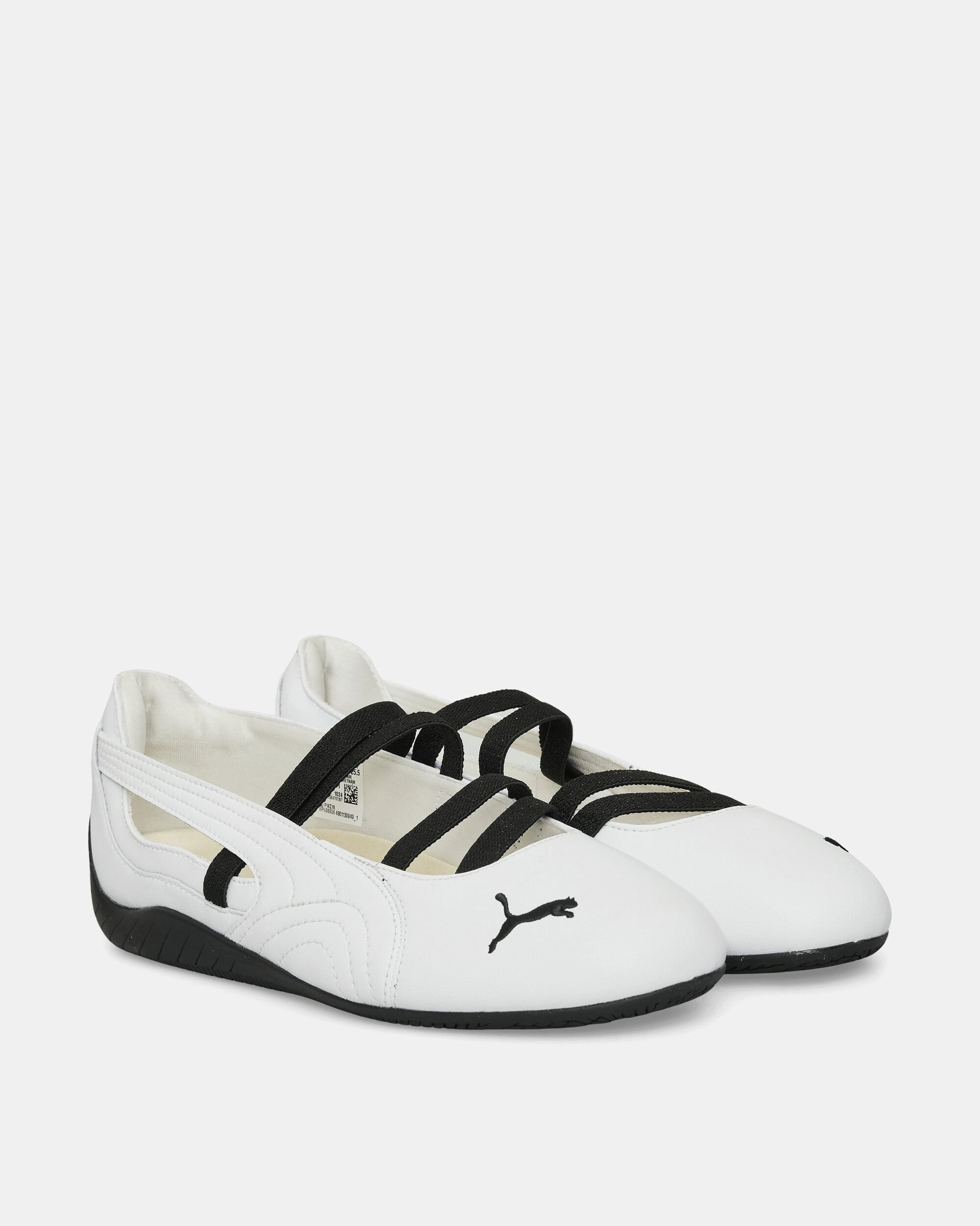 Women's Speedcat Ballet Leather Shoes White / Black Asics Gt 1000 12 Running Shoes