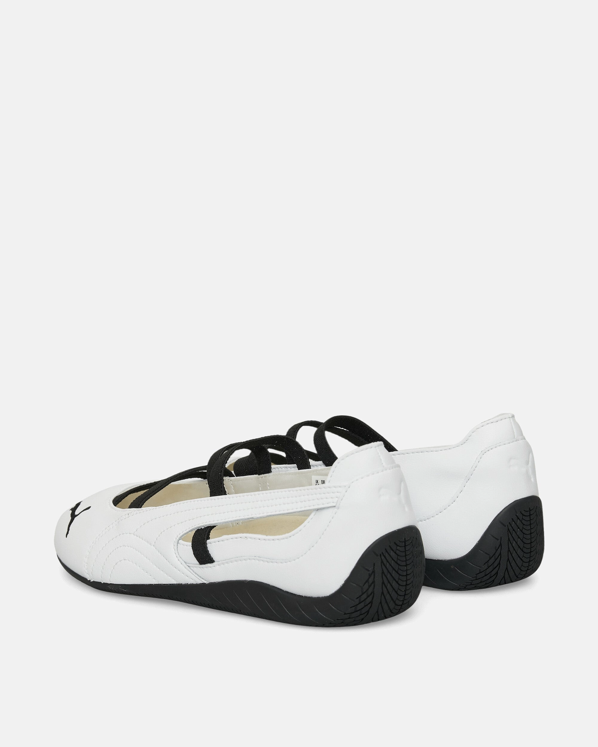 Women's Speedcat Ballet Leather Shoes White / Black Asics Gel-diablo Shoes 1191a199