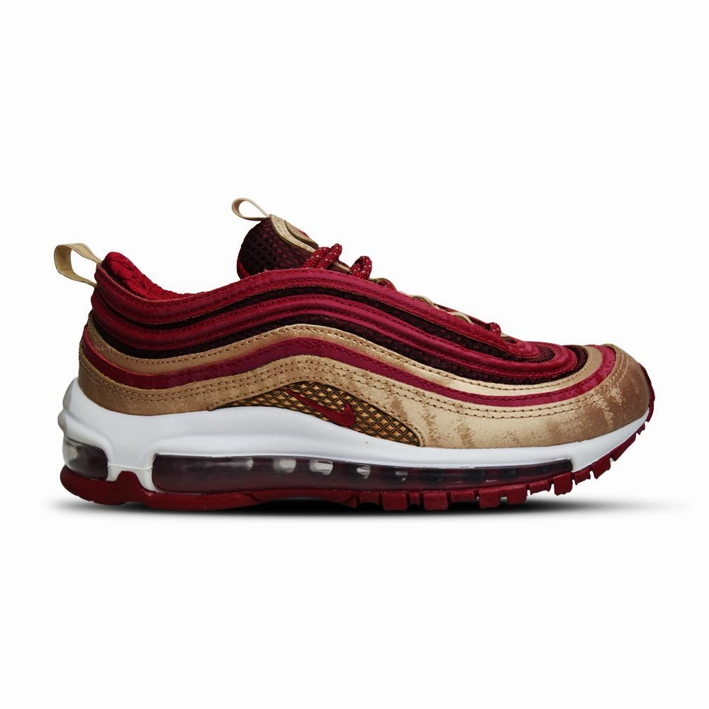 Sand Running Shoes Womens Nike Air Max 97 QS - BQ4429 600 - Noble Red Blue