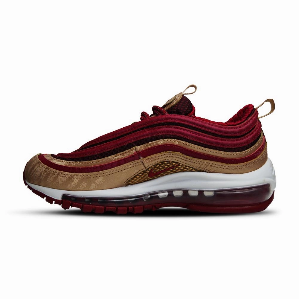 Womens Nike Air Max 97 QS - BQ4429 600 - Noble Red Blue Walking Shoes For