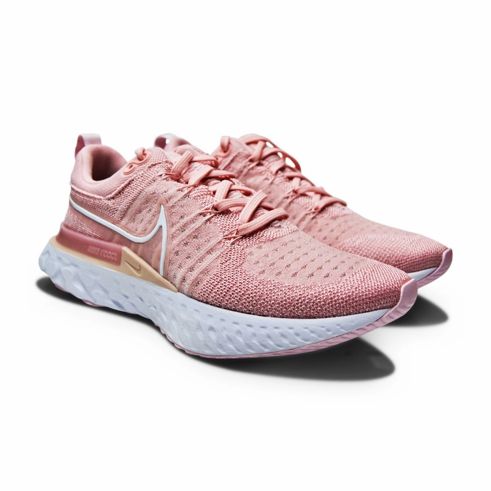 Altra Running Shoes Womens Nike React Infinity Run FK 2 - CT2423 600 - Pink Glaze White Foam Pink