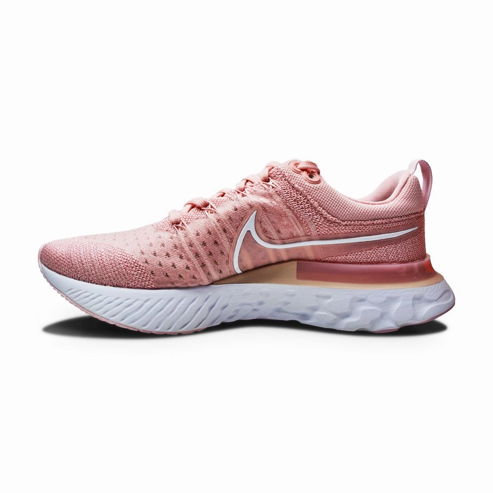 Womens Nike React Infinity Run FK 2 - CT2423 600 - Pink Glaze White Foam Pink Best Gym Running Shoes
