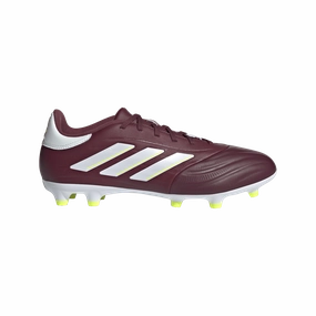 adidas Copa Pure II League Firm Ground Junior Soccer Cleats IE7494 Burgundy/White/Neon Green New Adidas Shoes 2024