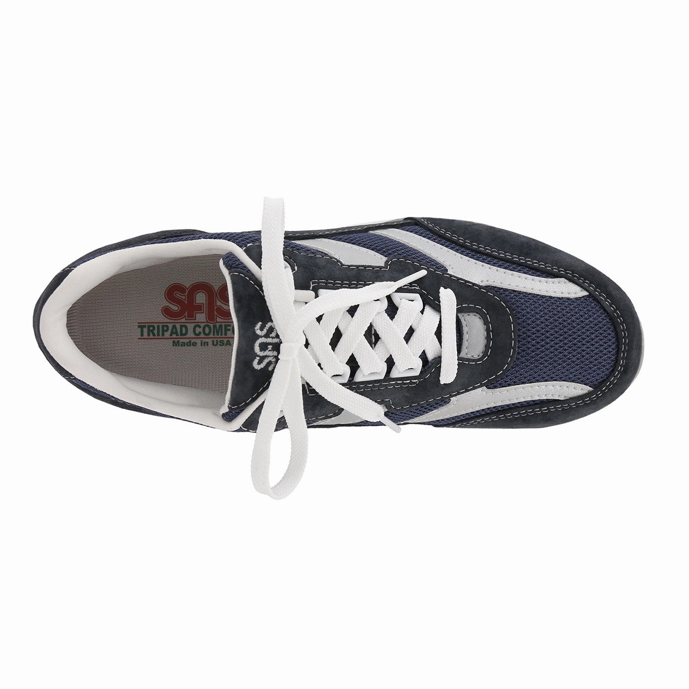 Women's Tour Mesh Lace Up Sneaker Blue Flexible F