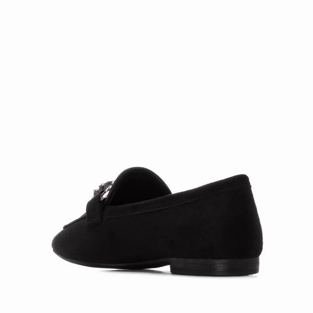 Loafers Bar Chicago XTI Ladies Crystal Trim Micro Fibre Loafer