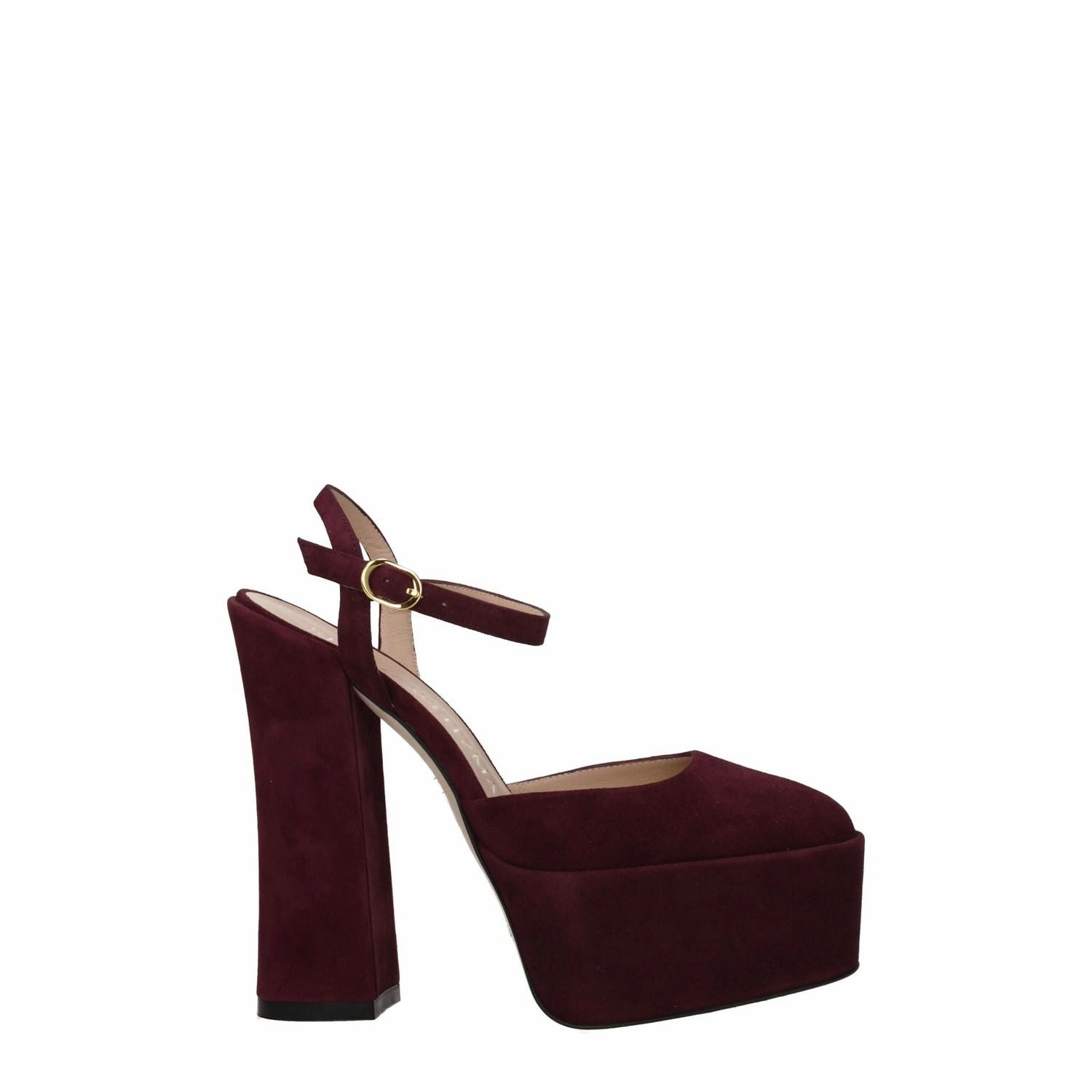 Stuart Weitzman Red Leather Platform Sandals Midform Sandals