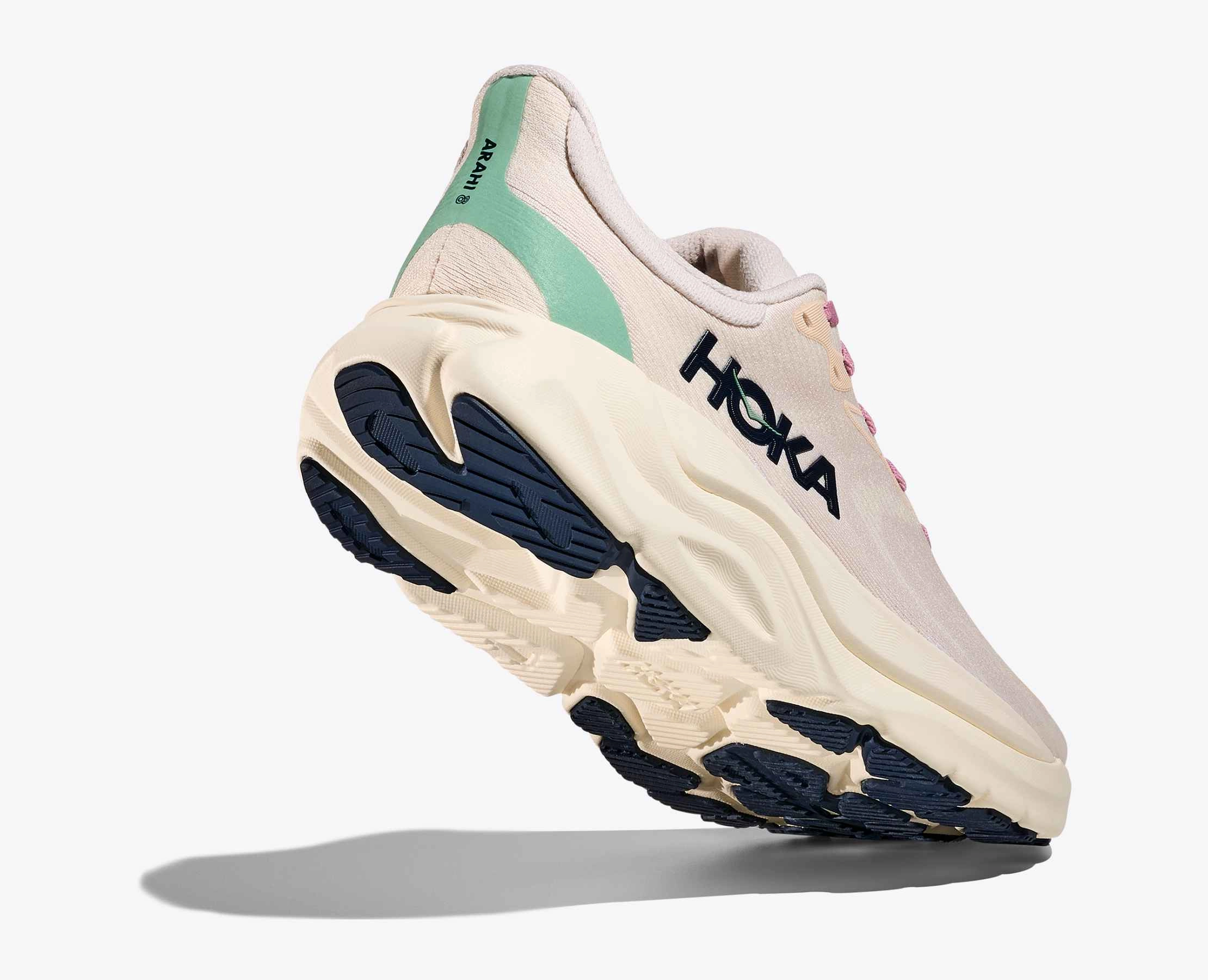 Women's HOKA Arahi 8 Running Shoe in Rose Cream | Alabaster Price Running Shoes