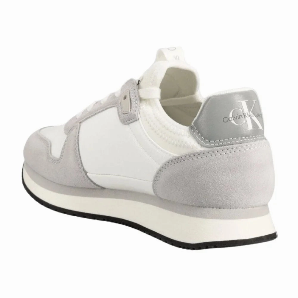 Calvin Klein Jeans Runner Sock Laceup Refl WN Women YW0YW01238-WHTGRY Hottest Sneakers Right Now