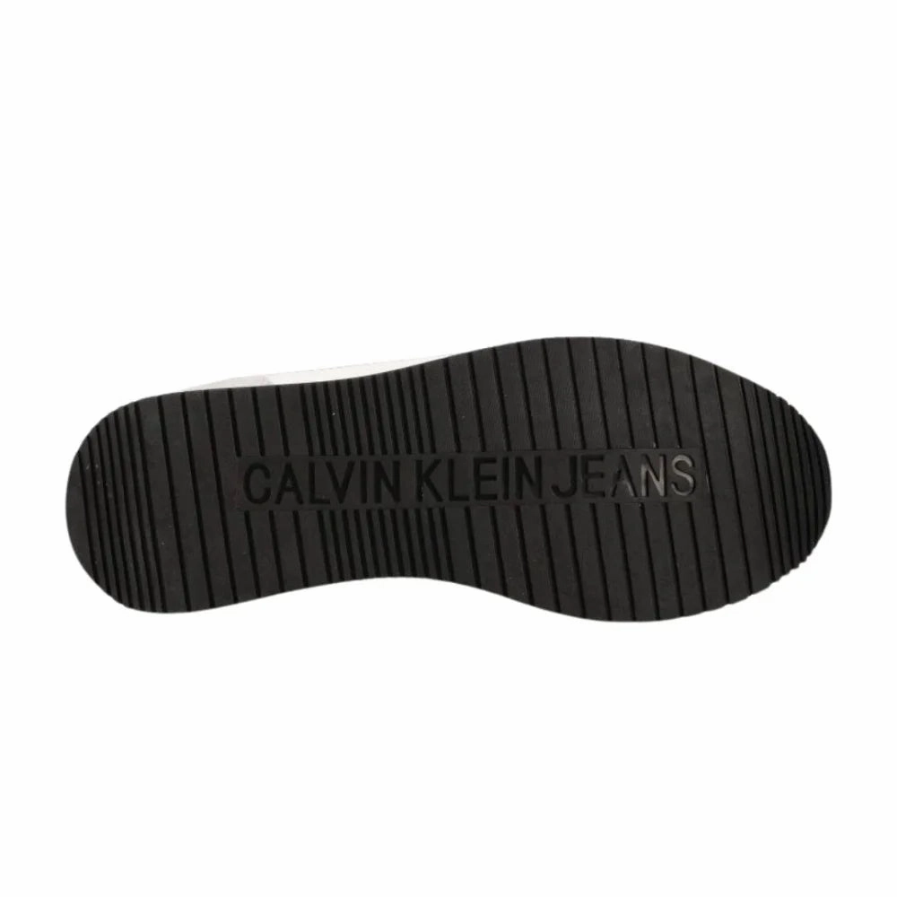 Rack Room Sneakers Calvin Klein Jeans Runner Sock Laceup Refl WN Women YW0YW01238-WHTGRY