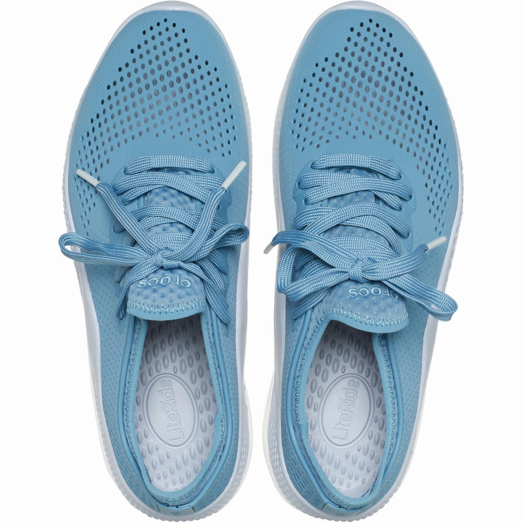 Texans Sneakers Crocs Men LiteRide 360 Pacer Sneakers, Blue Steel/Microchip